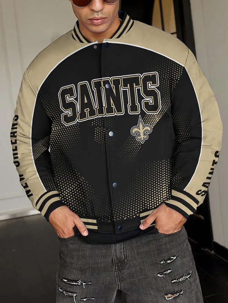 New Orleans Saints National Football League 2024 Make Your Mark Unisex Varsity Jacket