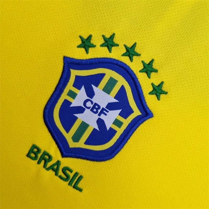 2004 Retro Brazil Soccer Jersey Home