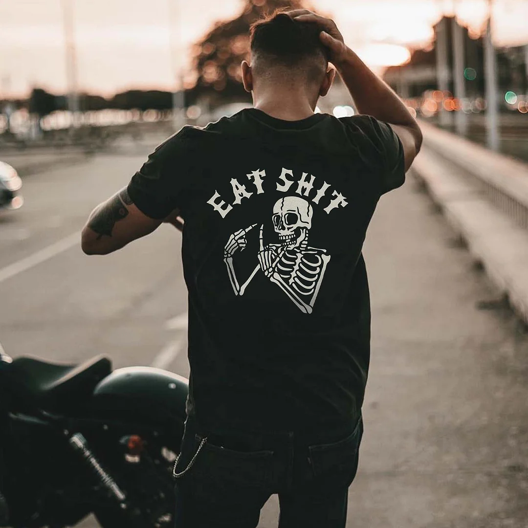 Eat Shif  Print Men's T-shirt -  UPRANDY
