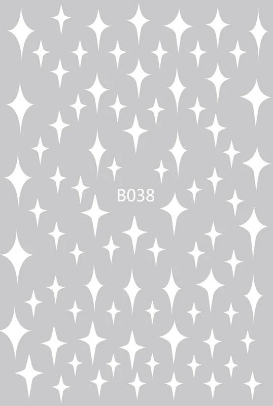 DIY Nail Art Stickers Star Light Manicure Design Accessories Back Glue Decoration Foil Nail Art Decor Designer Nail Stickers-Nail Inspo