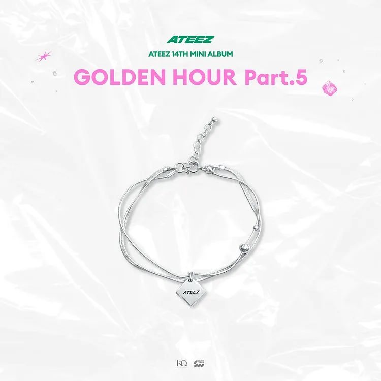 Ateez 14th Mini Album GOLDEN HOUR : Part.5 Bracelet