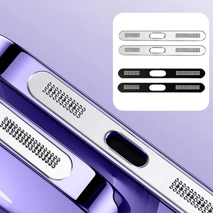 Phone Speaker Mesh Dustproof Stickers Set, For iPhone 12/13/14 Series