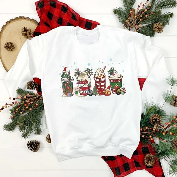 HP Christmas SLYTHER IN Coffee Sweatshirt