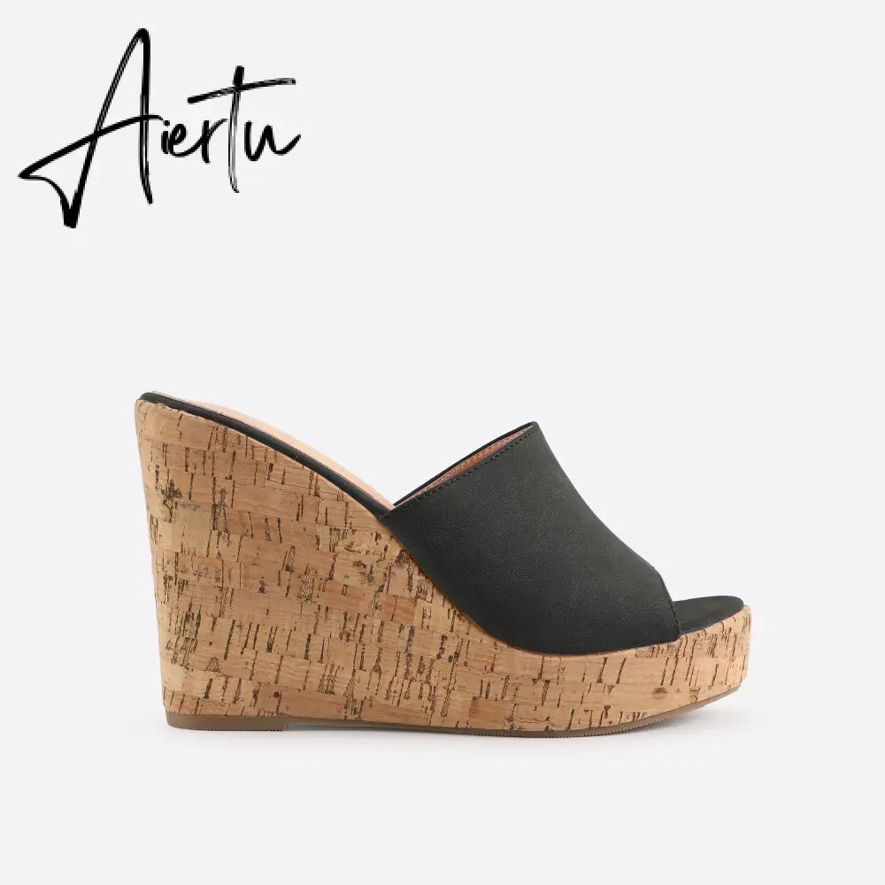Women Endless Holiday Wedge Slide Sandals mysite