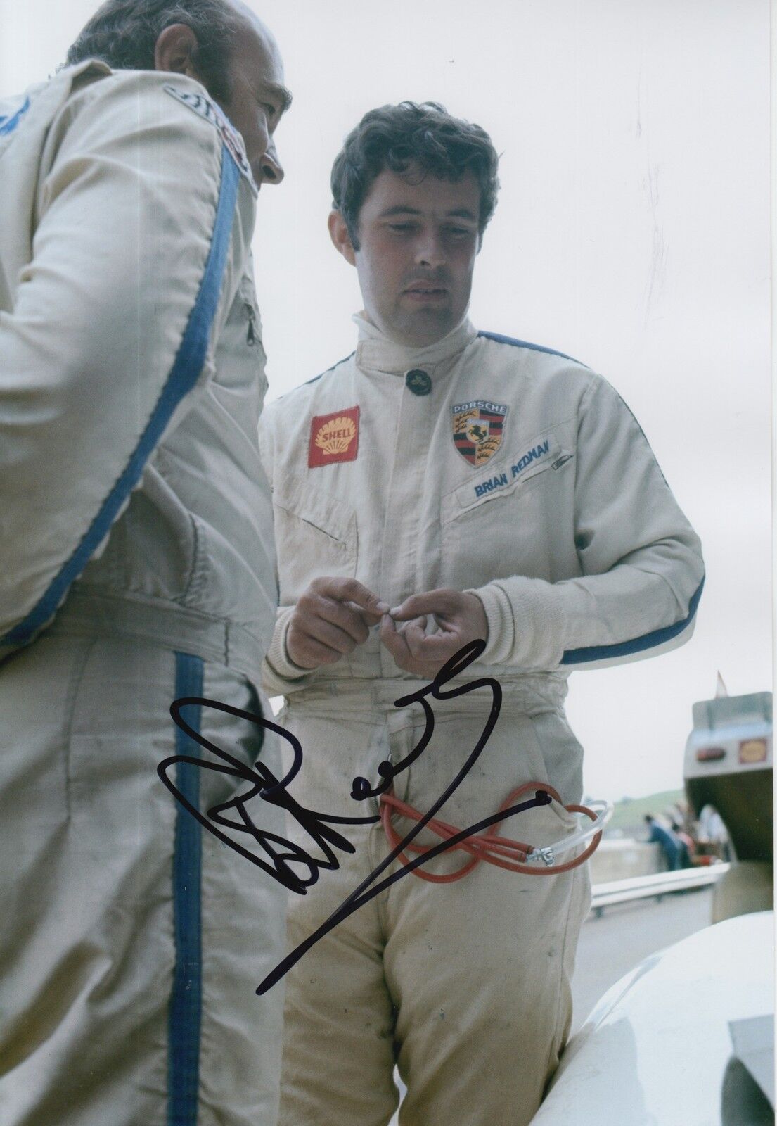 Brian Redman Hand Signed 12x8 Photo Poster painting Porsche Le Mans 12.