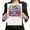 2027 New DIY Diamond Painting Wall Calendar Kit 12-Month Flip Calendar Design Home Decor