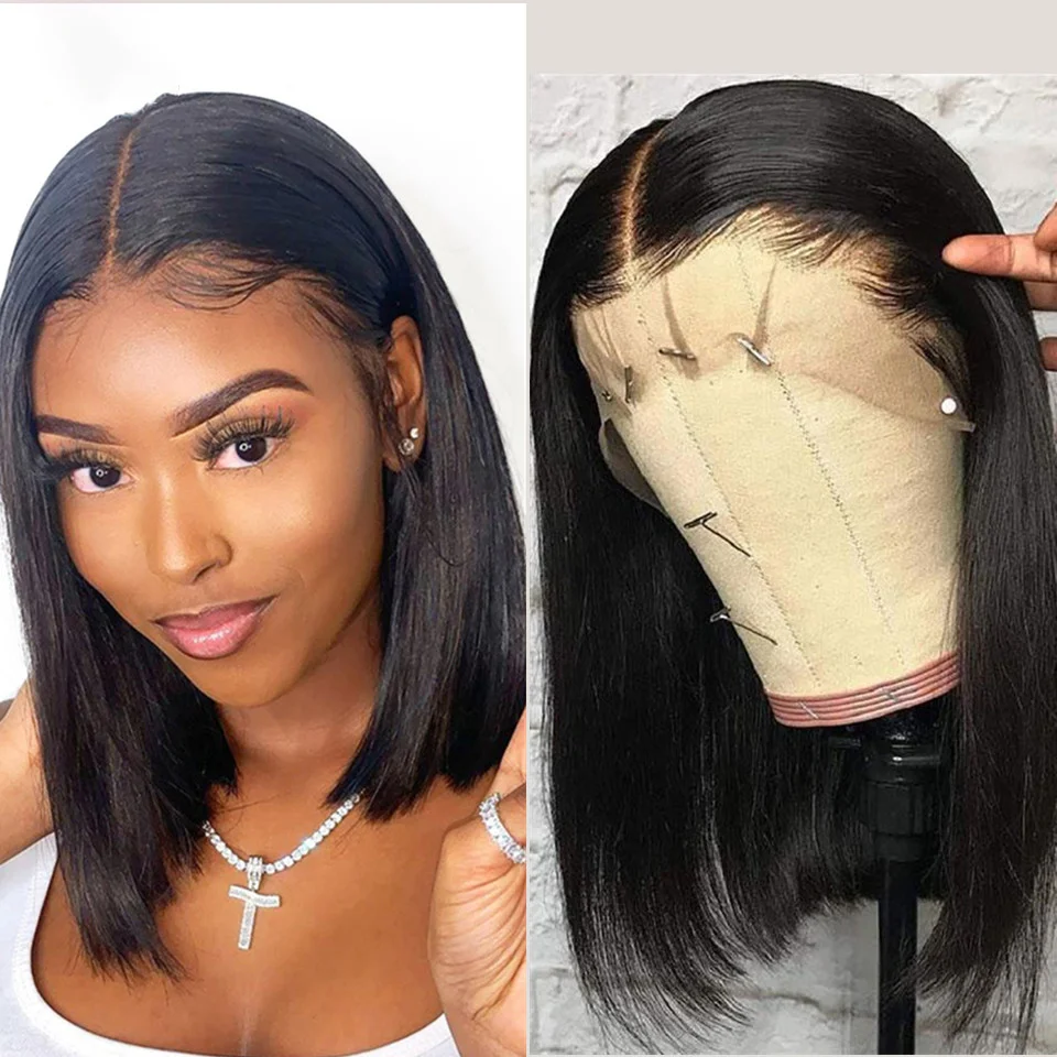 Short Bob Wigs Black Daily Style  ELCNEPAL