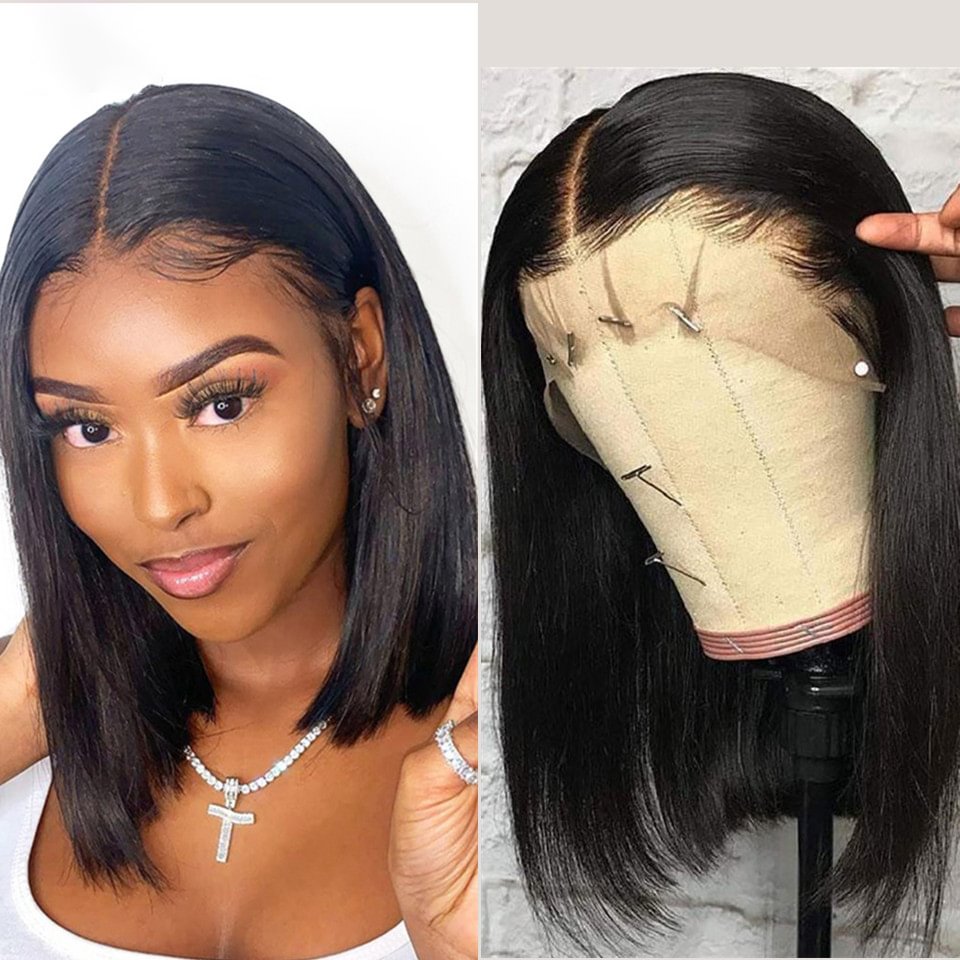 Short Bob Wigs Black Daily Style  US Mall Lifes