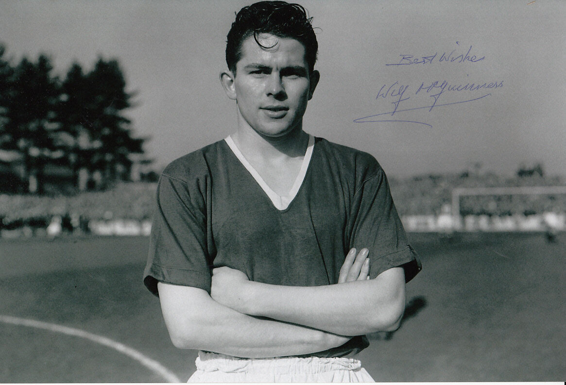 Manchester United Hand Signed Wilf McGuinness Photo Poster painting 12x8 3.