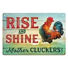 Chickens Warning- Vintage Metal Signs(8*12Inch)