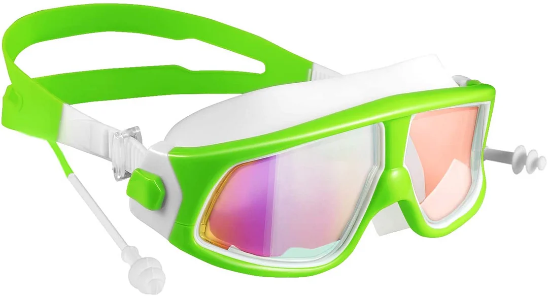 Kids Swim Goggles Swimming Goggles(Age 3-15 Years), Fashionable, Anti-Fog,UV Protection, No Leaking
