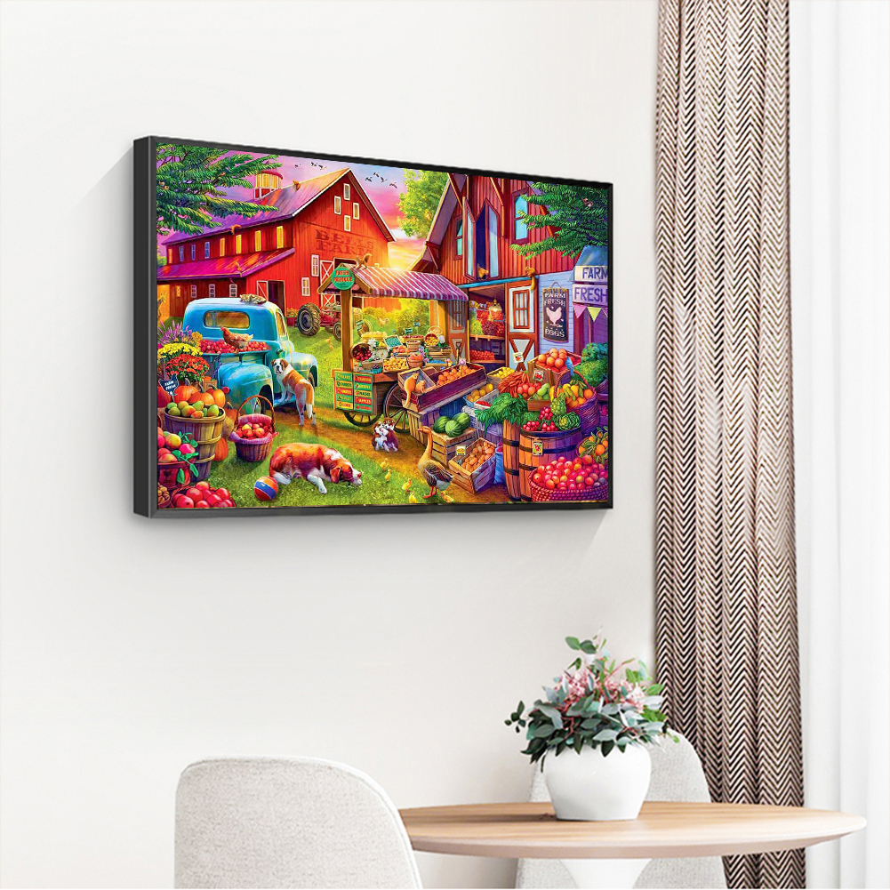 

House Scenery - Round Drill Diamond Painting - 40*30CM, 03, 501 Original