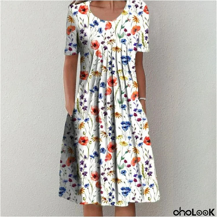 Elegant Cotton Dress