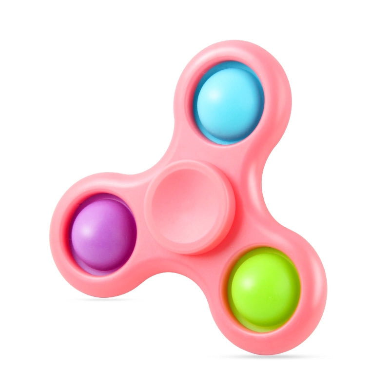 Creative Hand Spinner Decompression Three-finger Bubble Music Gyro