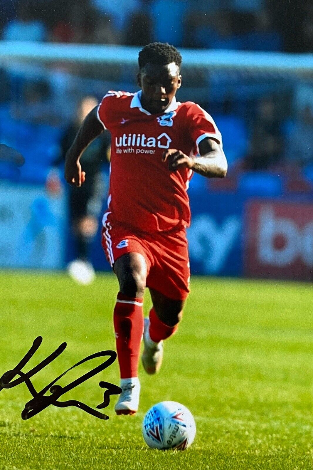 Kgosi Ntlhe Genuine Hand Signed 6X4 Photo Poster painting - Scunthorpe United 2