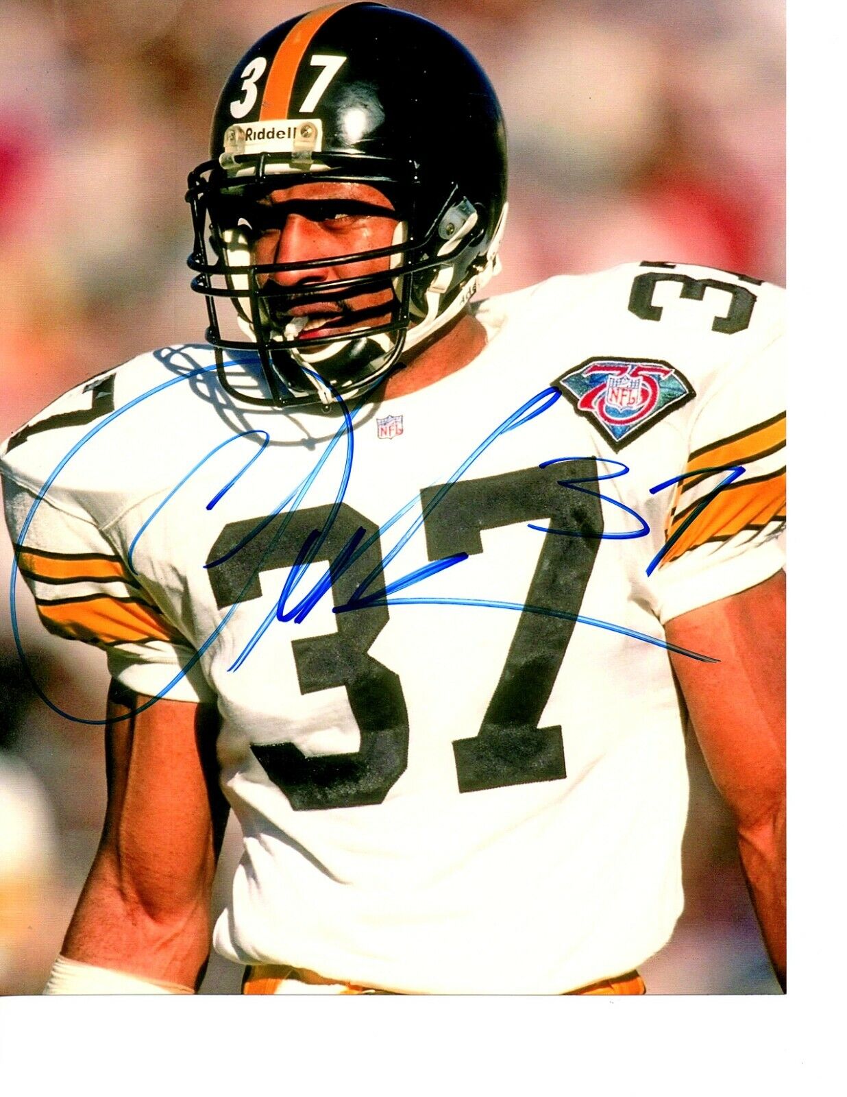 Carnell Lake Pittsburgh Steelers signed autographed 8x10 football Photo Poster painting UCLA