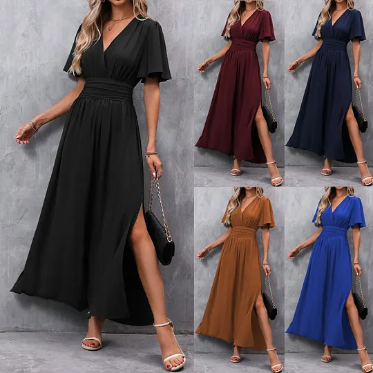 Maxi Dresses For Mature Older Women Over 40, 50, 60, 70 - OlderIn Seniors & Elderly  Fashion