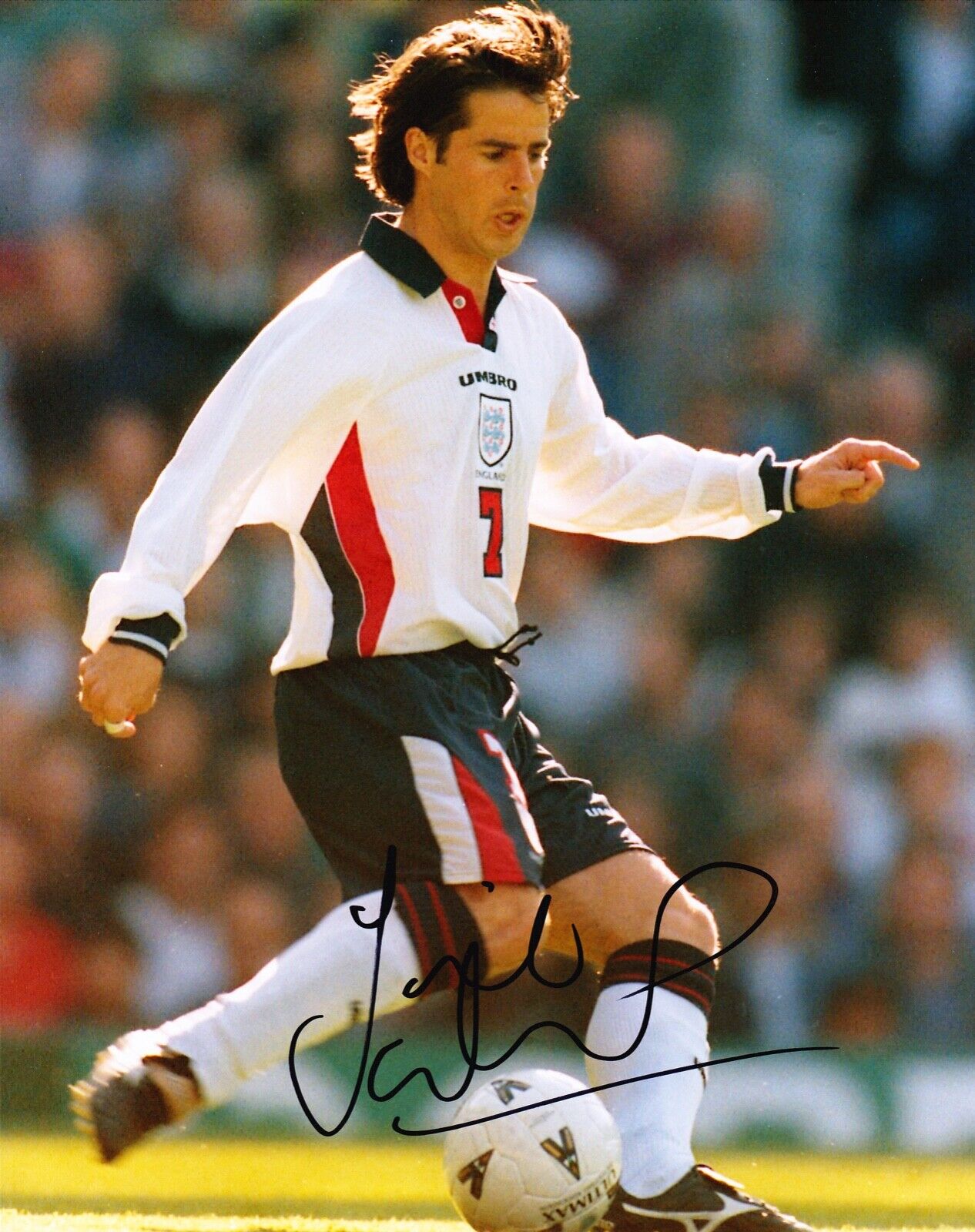 Jamie Redknapp Signed 10X8 Photo Poster painting Liverpool Spurs & England AFTAL COA (1187)