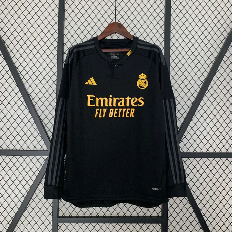 2023/24 Long Sleeve Real Madrid Third Away Jersey