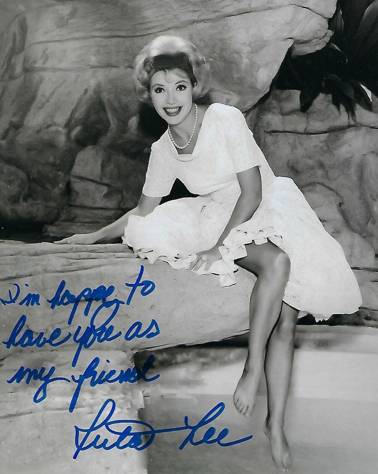 GFA Funny Face Sexy Movie Actress * RUTA LEE * Signed 8x10 Photo Poster painting R2 COA