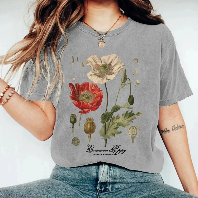 Vintage Poppy T-shirt