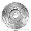 Carbide Wood Angle Grinding Wheel Sanding Disc Carving Rotary Tool