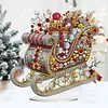 DIY Christmas Sleigh Diamond Painting Acrylic Desktop Ornaments