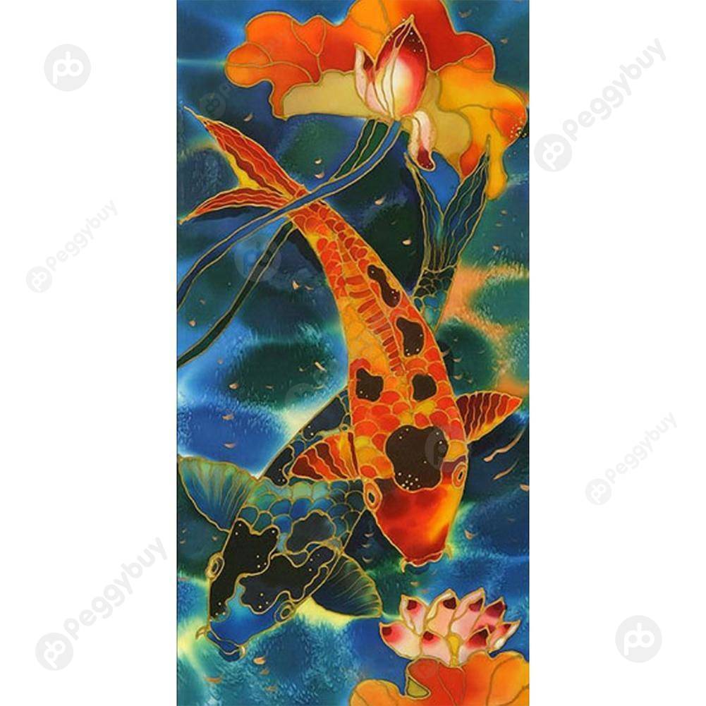 

85*45CM Round Drill Diamond Painting-Big Fish, 501 Original
