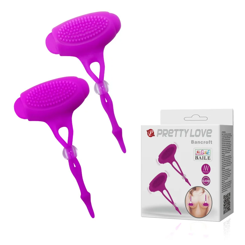 Adult Sex Products Vibration Clip Breast Vibration Massager Rosetoy Official