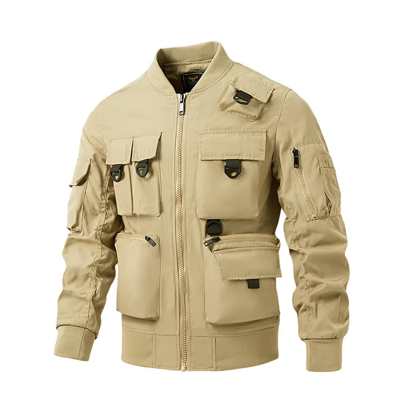 Men's Military Style Casual Windbreaker Tactical Jackets