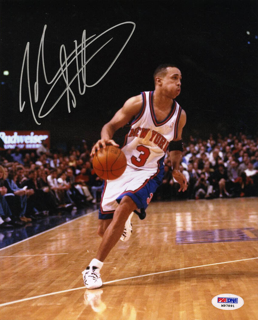 John Starks SIGNED 8x10 Photo Poster painting All Star New York Knicks PSA/DNA AUTOGRAPHED