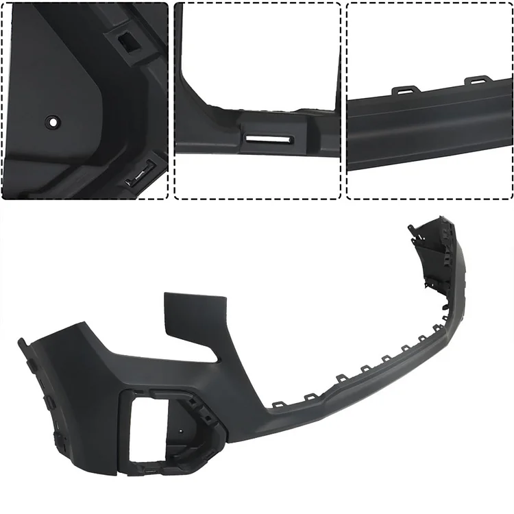 SEBLAFF Black Front Bumper Cover Front Upper Replacement for 2019 2020 2021 Sierra 1500 84542582