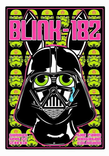 BLINK 182 TOUR POSTER - BRIGHTON COLORADO 2013 - Photo Poster painting POSTER INSERT