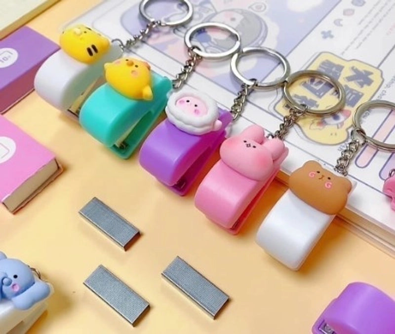 1 Piece Animal Learning School Alloy Silica Gel Cute Business Stapler