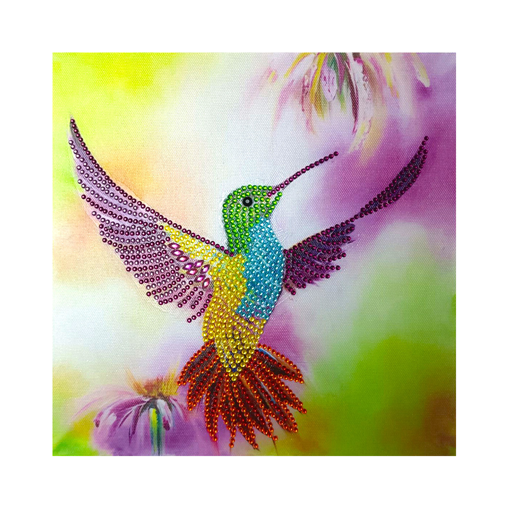 

Hummingbird - Special Shaped Diamond Painting - 30*30CM, 501 Original