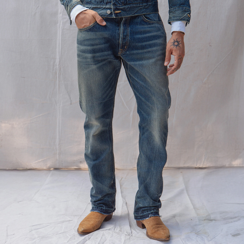 Men's 14oz Japanese Cotton Selvedge Denim Pants