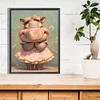 Diamond Painting -DIY Full Square Drill Hippo(35*45CM)