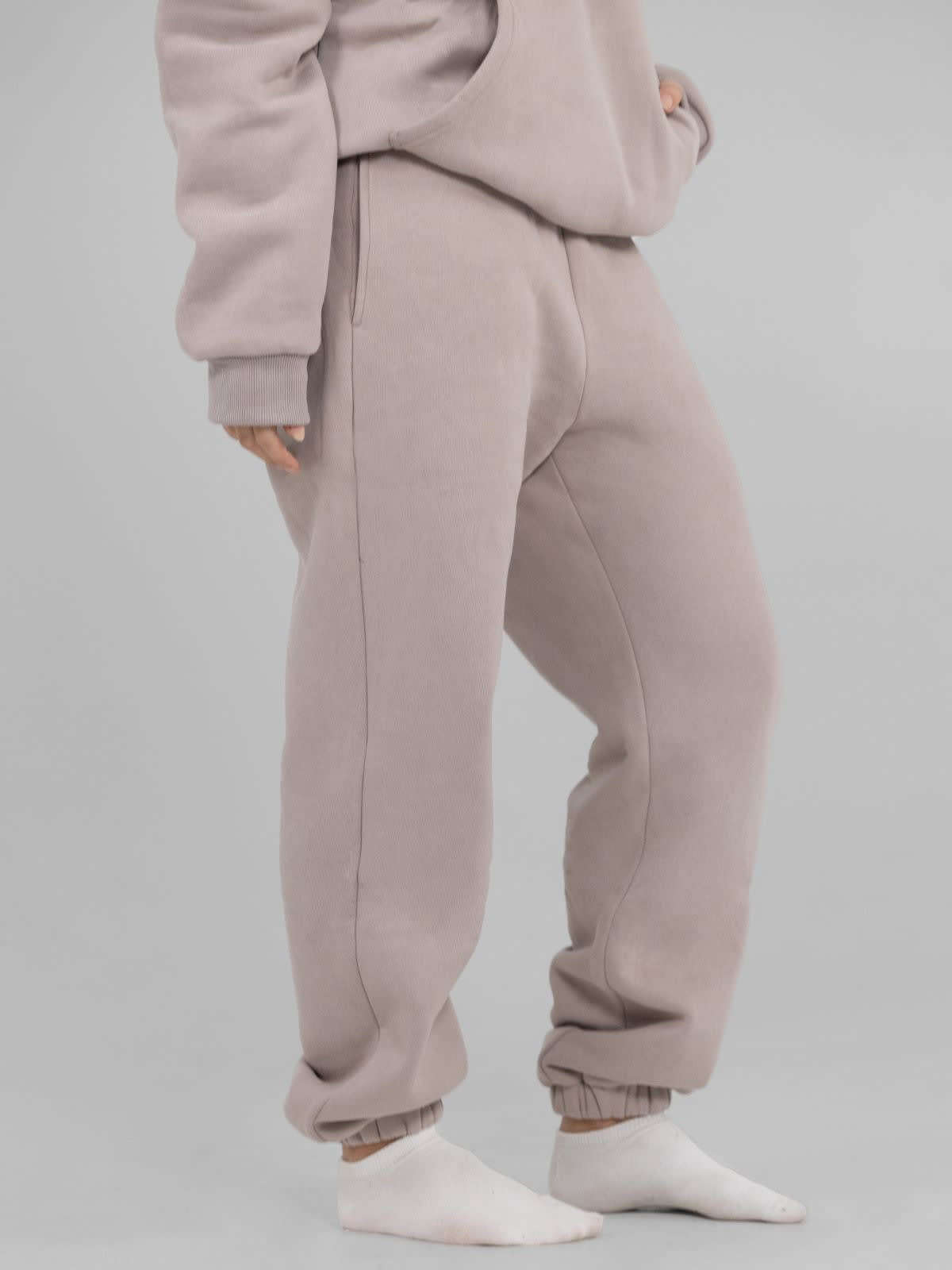 Comfort Oversized Sweatpants &ndash; Lotus Pink | Soft Cotton Fleece Lounge Pants