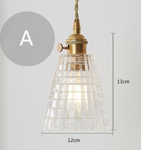 Nordic Post-modern Creative Glass Single-head E27 Pendant Light For Dining Room Living Room Bedroom Restaurant Cafe Store Window
