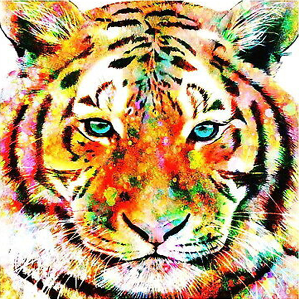 

Tiger-Round Drill Diamond Painting-30*30CM, 501 Original