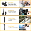 Handheld Vacuum Cordless, Car Vacuum Cordless Rechargeable 9000Pa, Hand Held Vacuum, Mini Vacuum with Blower, Portable Car Vacuum with LED Light