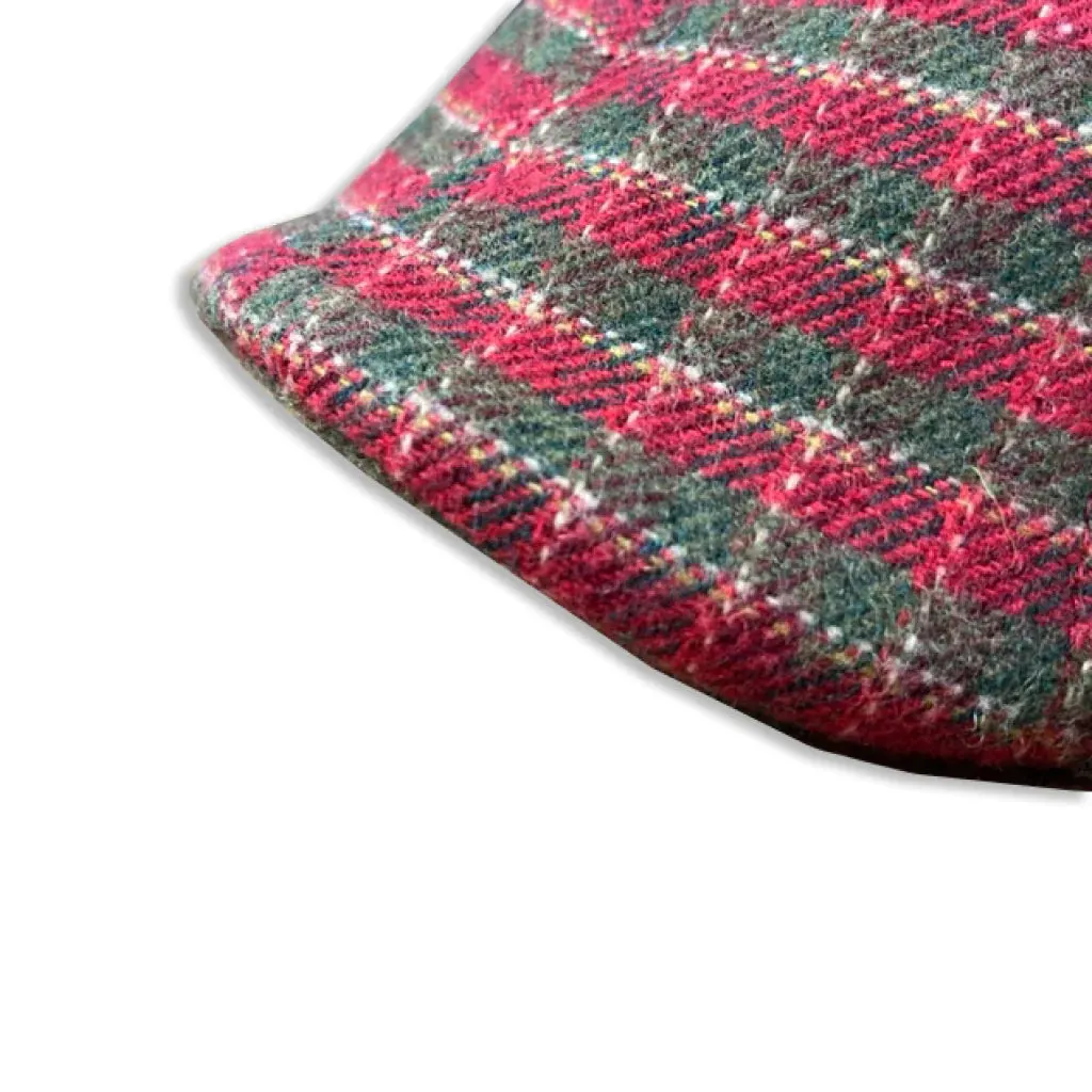 Hatsfashion-The Wonderland   Cap - Red & Green Plaid