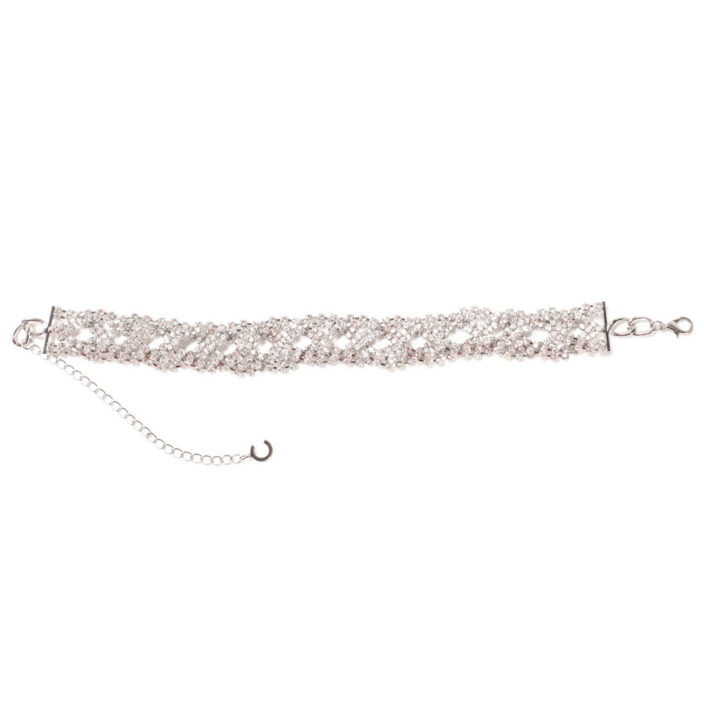 OXredo Luxurious Sparkling Diamond Twist Necklace | Oxredo Shop Ramadan Sale