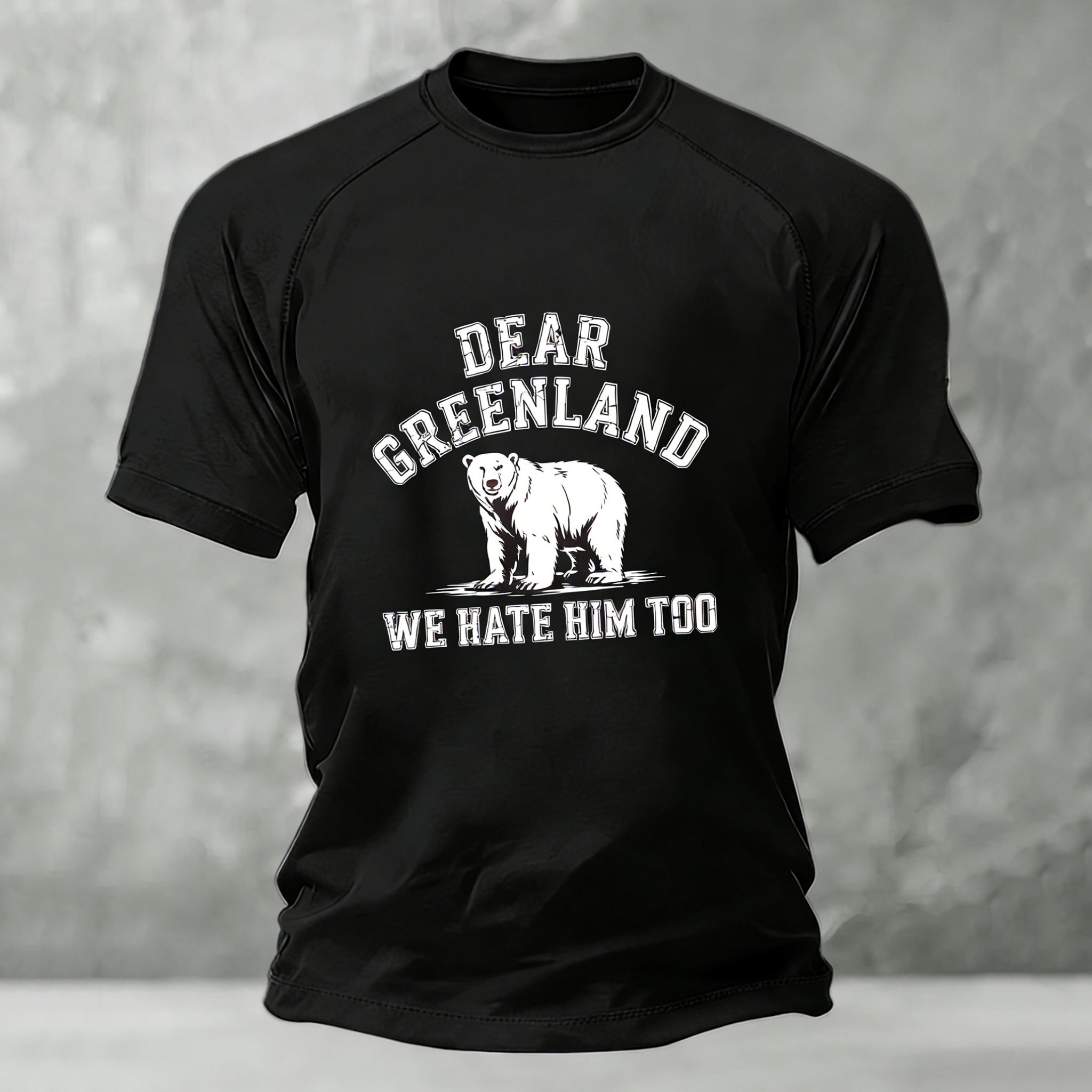 Men's Comfort Casual T-shirts Are Not Sold In Greenland. artswardrobe