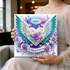 Framed Diamond Painting - Special Shaped - Rose Wing (25x25cm)