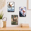 [Grande Taille]3PCS SWoman Soldier Colorful Military - Ensemble de panneaux en m&eacute;tal(30*40cm)