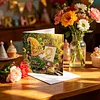 12pcs Garden Goblin Diamond Art Greeting Cards DIY 12 Pack with Envelopes