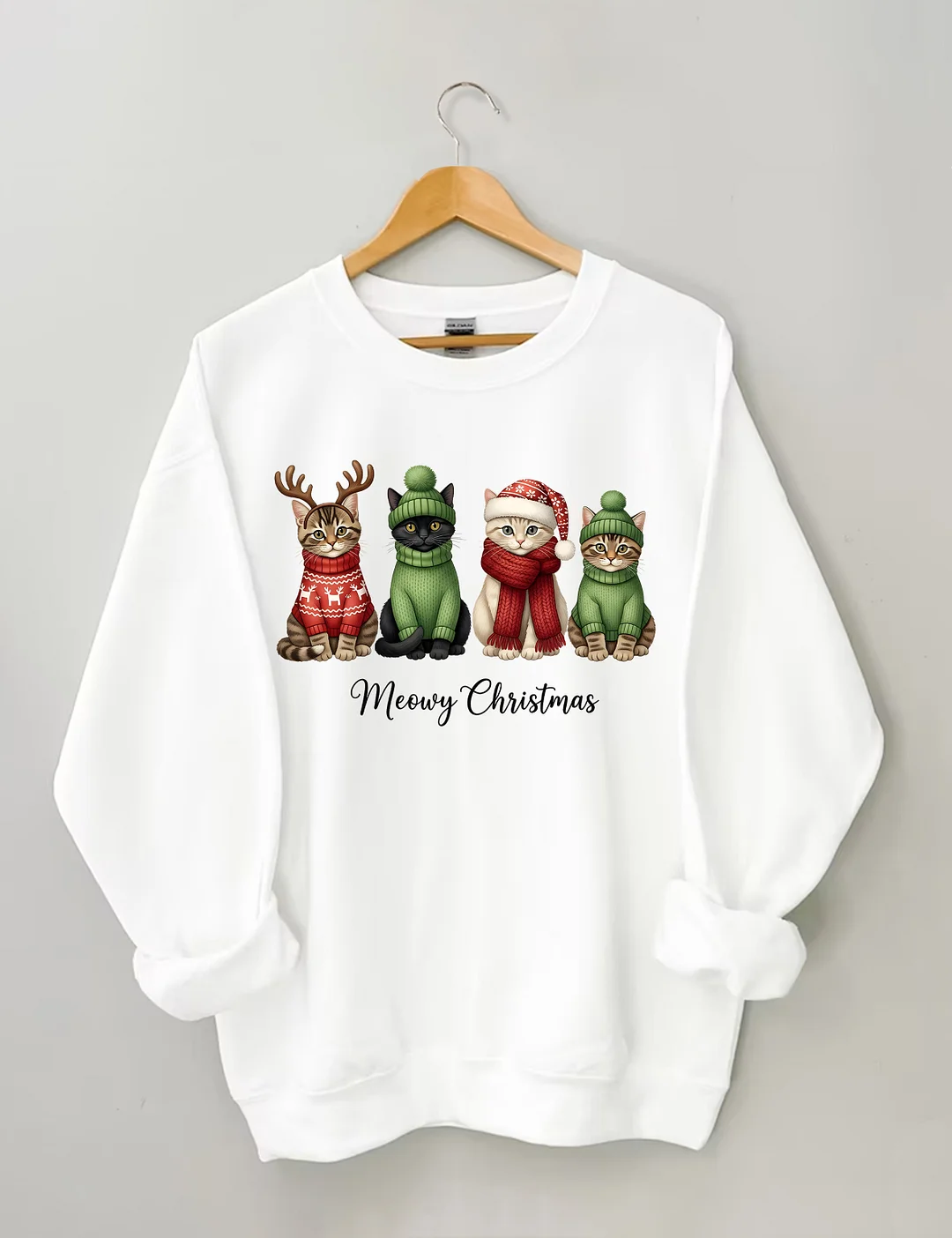 Meowy Christmas Sweatshirt