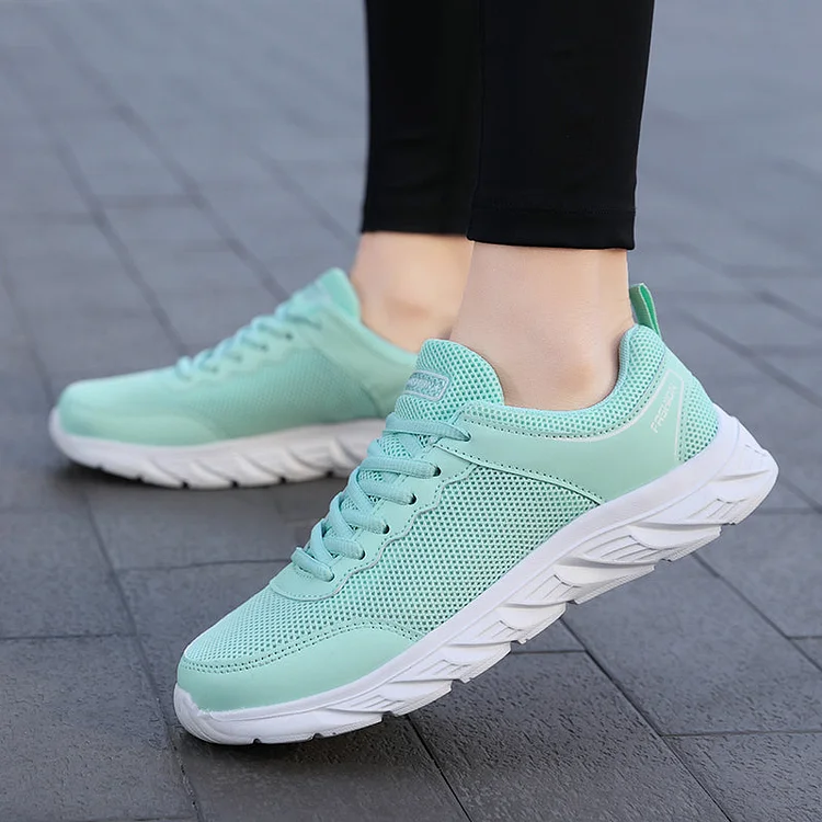 New Summer Women's Shoes  Shoes Comfortable and Breathable Lightweight Running Sneakers Ladies Casual Flat Shoes QueenFunky