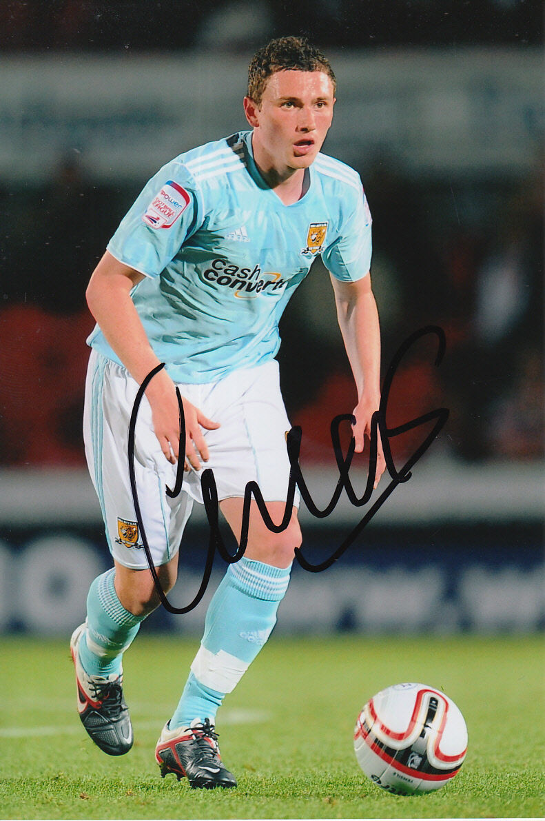 HULL CITY HAND SIGNED CORRY EVANS 6X4 Photo Poster painting.